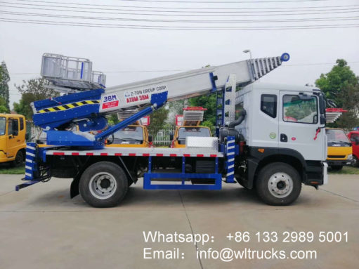 RHD/LHD DFAC 38 m to 45m Mobile hydraulic ladder truck