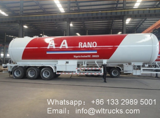 3axles 62000liter 26ton lpg semi trailer