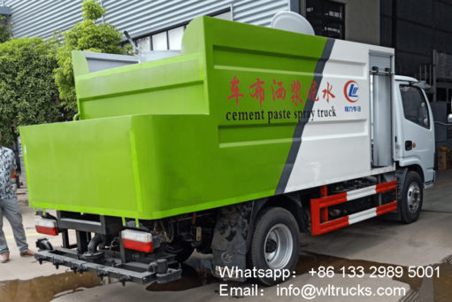 4m3 Cement paste spreader truck