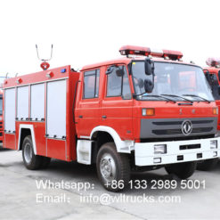 Dongfeng 4x4 6x6 off Road Water Tank Fire Truck