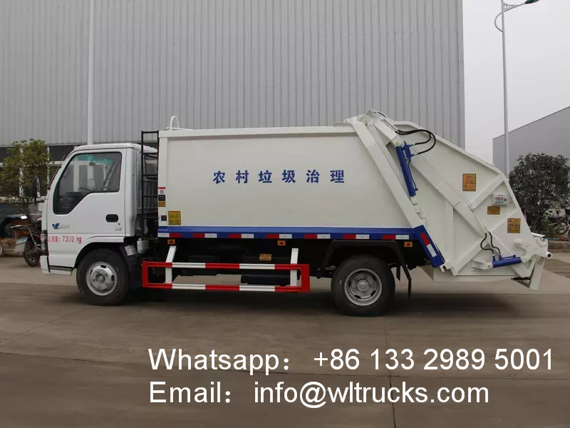 5 ton Rear Loading compactor Garbage Truck