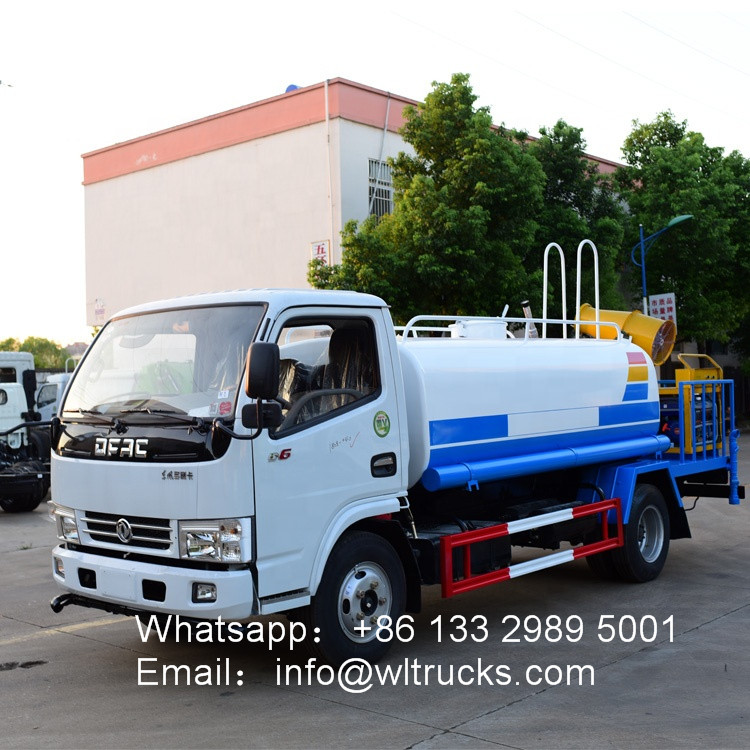 Dongfeng 5000 liter Fog cannon water spray truck