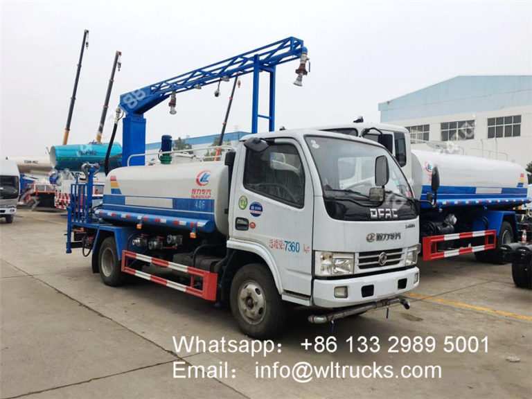 5000L Mobile vehicle disinfection tunnel system fogger spray truck