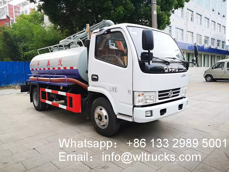 5000L septic tank truck for sale