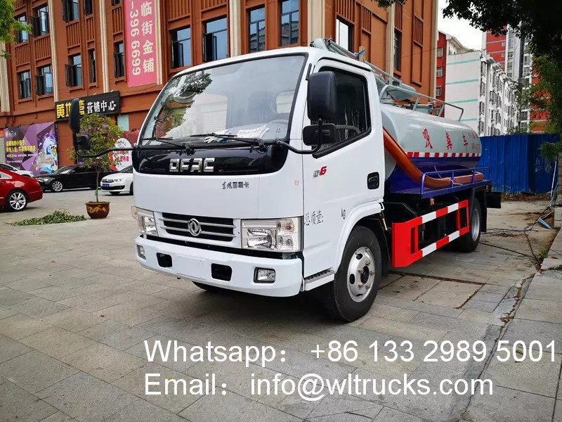 5000L septic tank trucks for sale