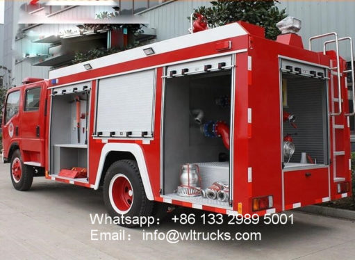 5000liter fire fighting vehicles