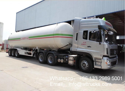 56000liters gas tanker trailer