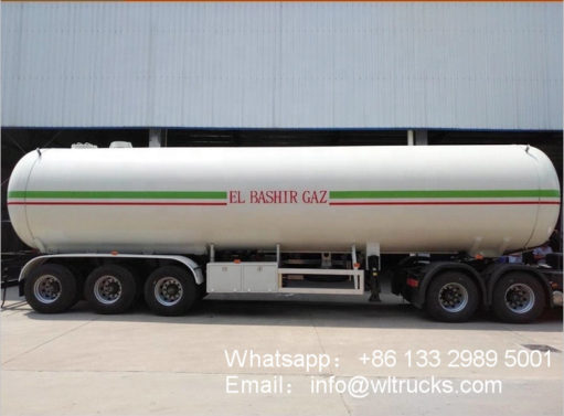 56000liters lpg gas tanker trailer