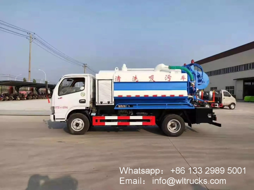 5m3 sewage suction truck for sale
