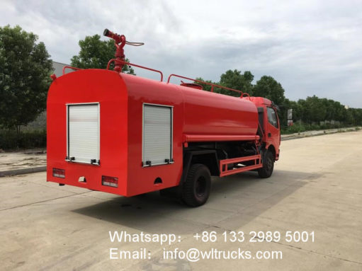 6000 liter Fire water tank truck