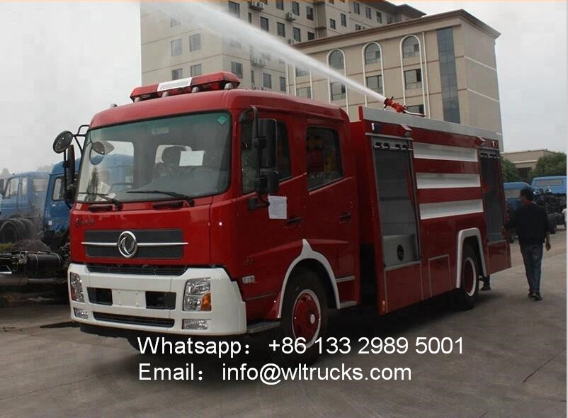 Dongfeng tianjin 6000liters Fire pump Truck