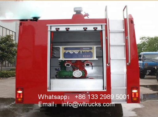 6000liters Fire pump Truck