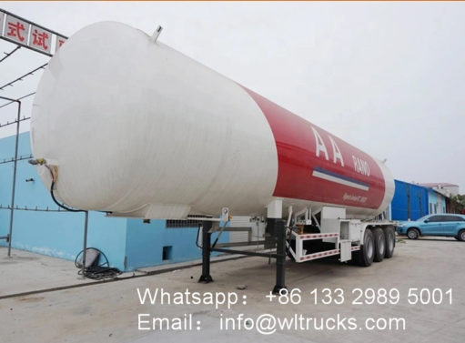 62000liter lpg tank semi trailer