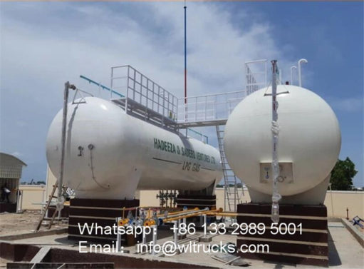 65000 liter gas refill station