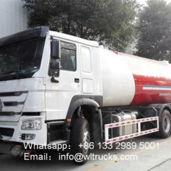 6X4 Sinotruk Howo 20000L to 25000L lpg truck