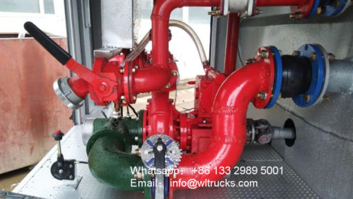 6x4 15000L to 20000L fire water truck