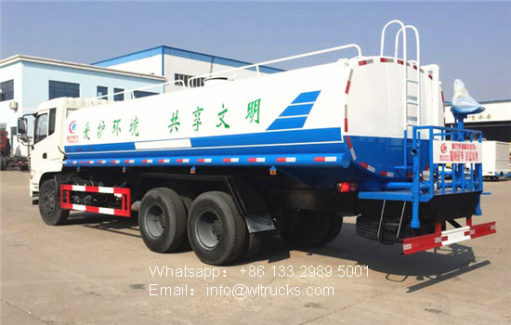 6x4 Dongfeng 20 ton water truck