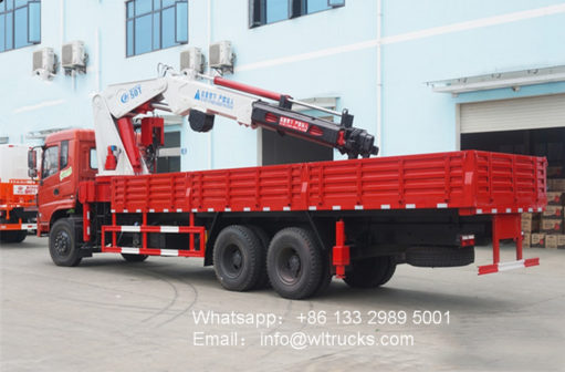 6x4 Dongfeng 50ton Folding Arm truck crane