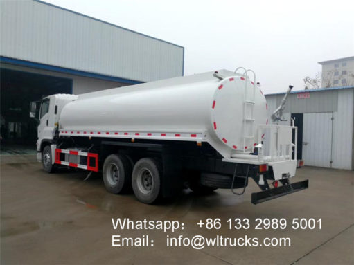 6x4 ISUZU 20000 liter water tank truck