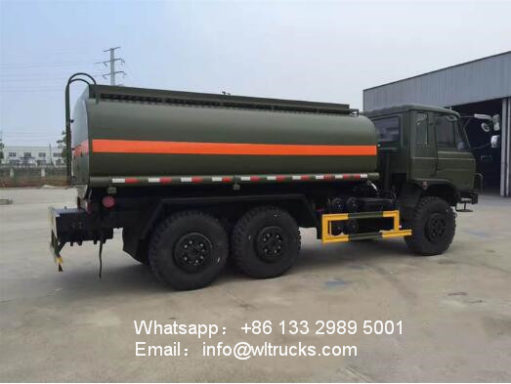 6x6 12000l to 15000l water truck