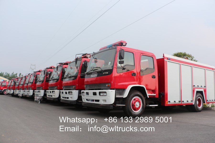 ISUZU ftr 6ton 7ton Fire Fighting platform Truck