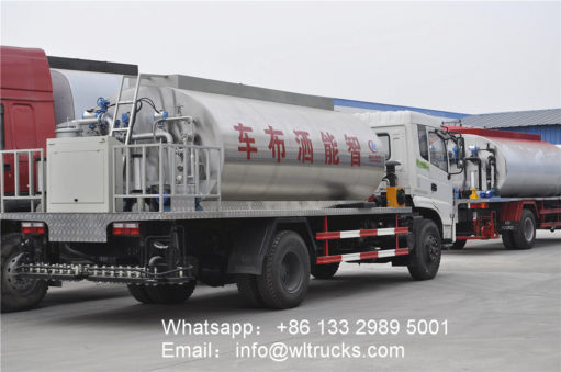 8000 liter asphalt distribution truck