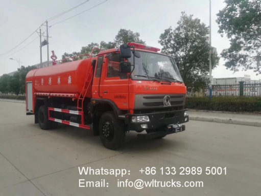 8000 liter fire water truck