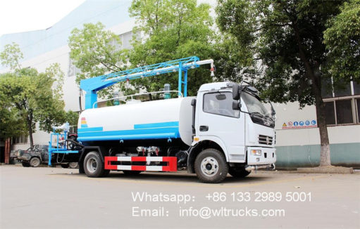 8000L vehicle disinfection channel Disinfectant mist spray truck