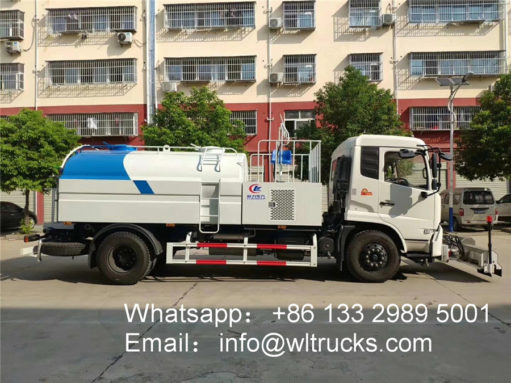 8500L high pressure cleaning truck