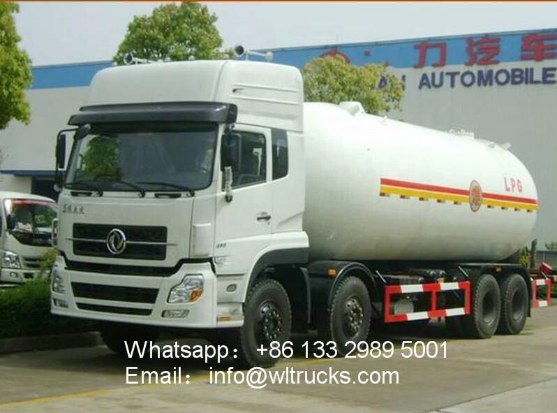 8X4 Dongfeng 35000L lpg propane truck