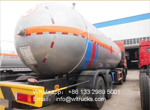 8x4 FAW 35000l mobile lpg truck