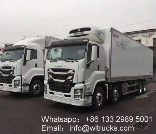 8x4 ISUZU VC61 25 ton to 30 ton refrigerated truck