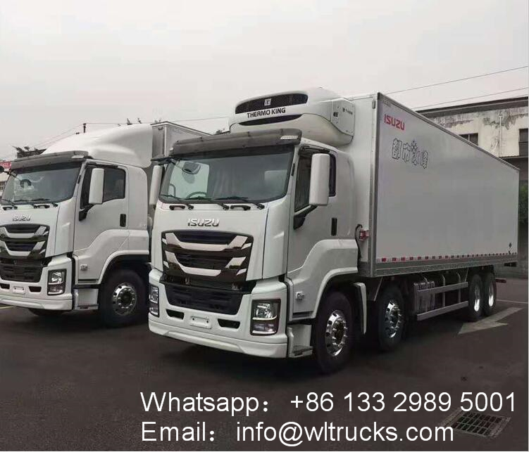 8x4 ISUZU VC61 25 ton to 30 ton refrigerated truck