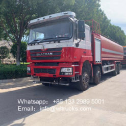 8x4 Shacman 25000 liter fire water truck