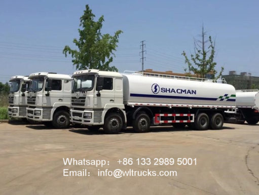 8x4 Shacman water truck