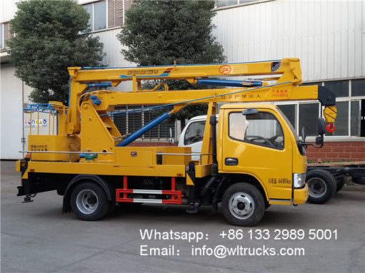 Aerial platform truck