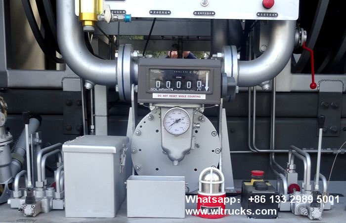 Aircraft fuel truck flow meter