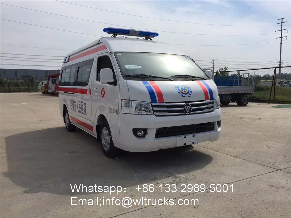 LHD/RHD Foton G9 Ambulance strecher