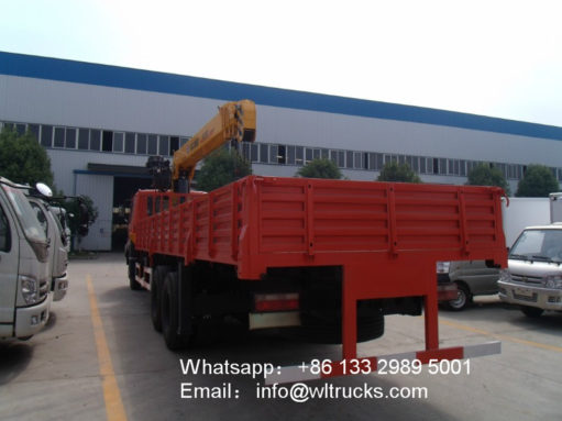 DFAC 10ton to 12ton mobile crane truck