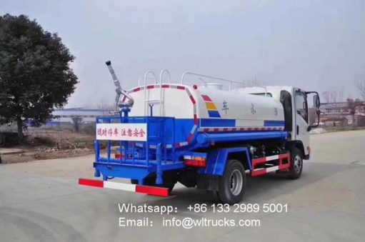 Dayun 5 ton water tank trucks