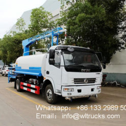 Disinfectant mist spray truck