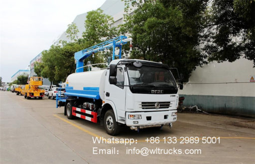 Disinfectant mist spray truck