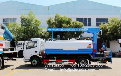 Disinfectant spray truck