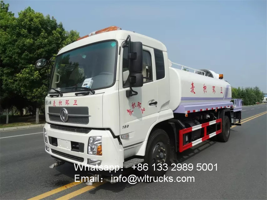 Dongfeng 10000L to 15000L 60m dust suppression truck