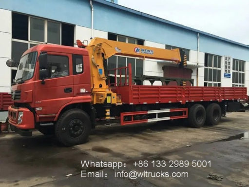 Dongfeng 10ton 12ton service truck with crane