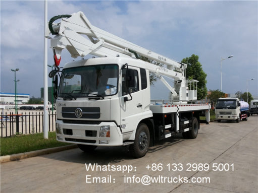 Dongfeng 20m to 22m aerial platform truck