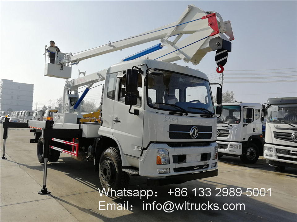 Dongfeng tianjin 20m to 22m aerial platform truck