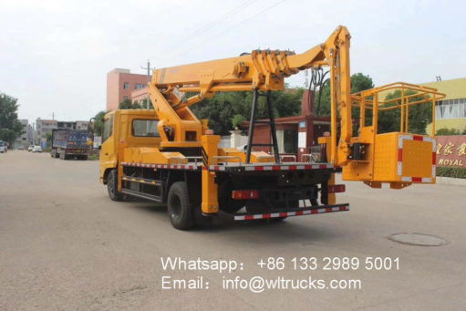 Dongfeng 24m to 32m aerial work bucket truck