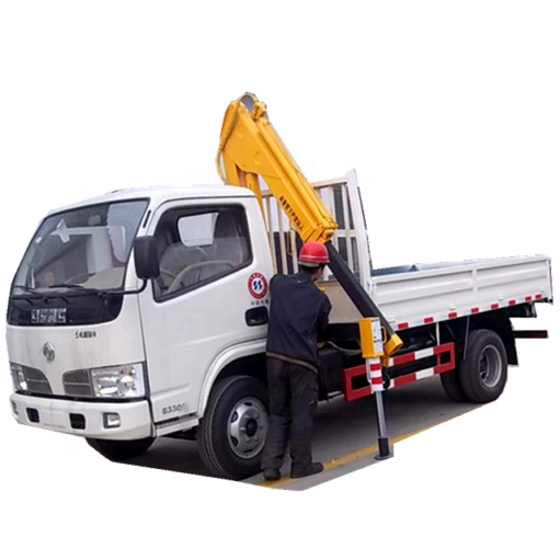 Dongfeng 2ton 3ton folding arm truck mounted crane