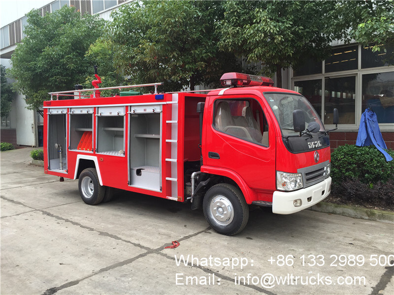 Dongfeng 3000 liter fire fighting truck